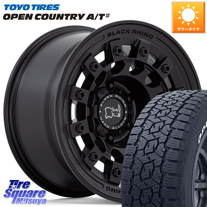 TOYOTIRES オープンカントリー AT3 在庫● A/T3 ホワイトレター OPENCOUNTRY トーヨー 285/70R17BLACK RHINO FUJI フジ MB ホイール 17インチ ブラックライノ 17X8.0J 20 6穴 139.7 Tacoma|タイヤスクエアミツヤ