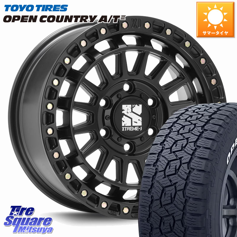 TOYOTIRES オープンカントリー AT3 在庫● A/T3 ホワイトレター OPENCOUNTRY トーヨー 285/70R17MLJ XJ08 XTREME-J ホイール 17インチ 17X8.0J 20 6穴 139.7 Tacoma|タイヤスクエアミツヤ