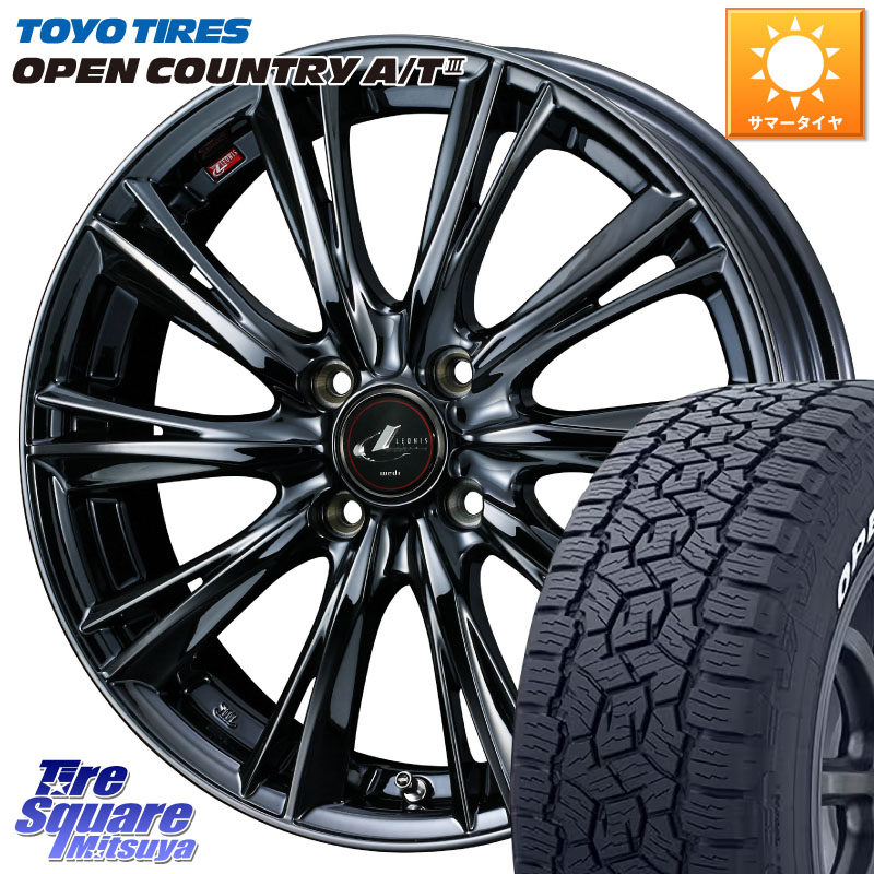 TOYOTIRES オープンカントリー AT3 在庫● A/T3 ホワイトレター OPENCOUNTRY トーヨー 215/70R16WEDS レオニス WX BMC1 ウェッズ Leonis ホイール 16インチ 16X6.0J 42 4穴 100｜タイヤスクエアミツヤ 98,197円