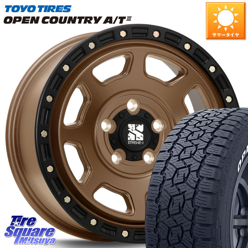MLJ XJ07 XTREME-J 5H MB エクストリームJ 16インチ 16 X 7.0J +35 5穴 114.3 TOYOTIRES オープンカントリー AT3 在庫● ホワイトレター OPENCOUNTRY A/T3 109/107 215/65R16 109*107