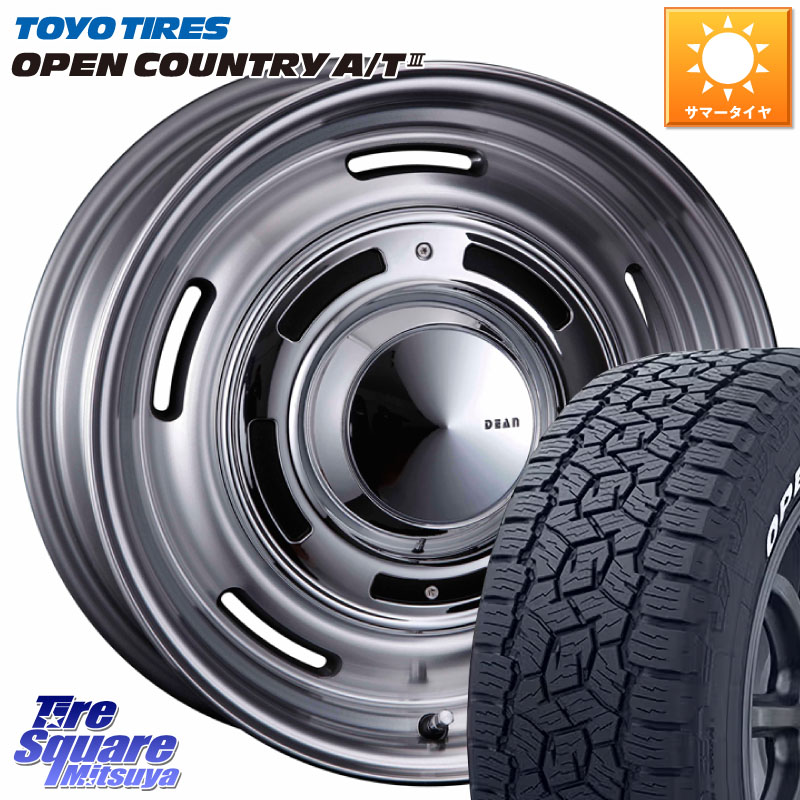 CRIMSON ディーン クロスカントリー グレー 16インチ 16 X 6.5J +32 5穴 114.3 TOYOTIRES オープンカントリー AT3 在庫● ホワイトレター OPENCOUNTRY A/T3 109/107 215/65R16 109*107