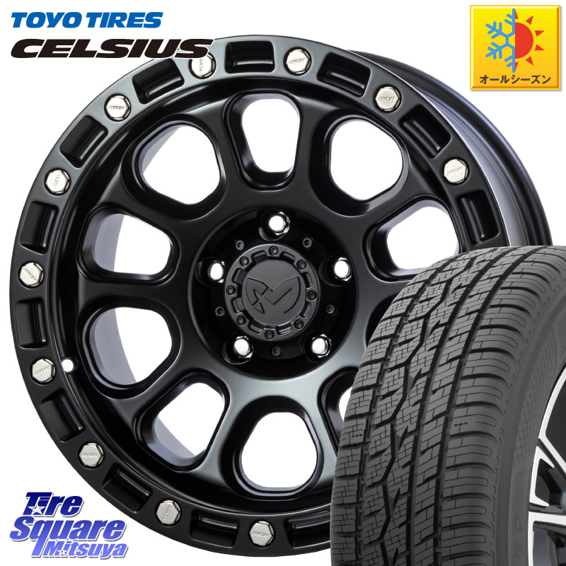 TOYOTIRES トーヨー タイヤ CELSIUS オールシーズンタイヤ 215/60R17 MKW M204 ブラックキャット 在庫● 17インチ ★サマーセール★ 17 X 8.0J +38 5穴 114.3 20系アルファード 93,286円