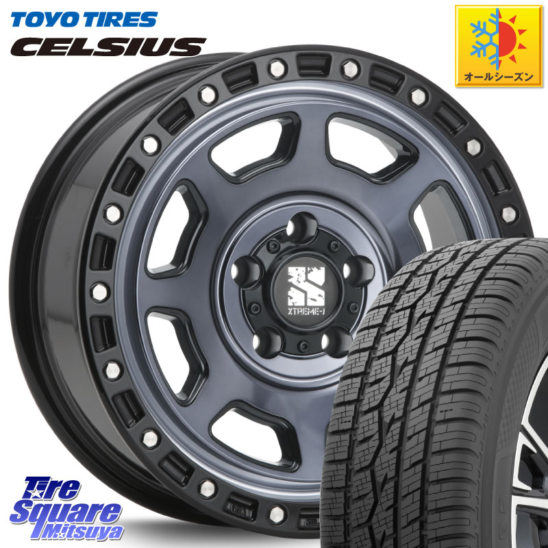 TOYOTIRES トーヨー タイヤ CELSIUS オールシーズンタイヤ 205/60R16MLJ XJ07 XTREME-J 5H IND エクストリームJ 16インチ 16X7.0J 35 5穴 114.3 SAI インサイト|タイヤスクエアミツヤ