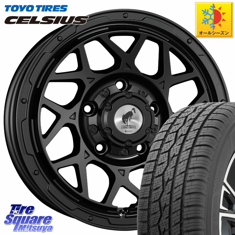 TOYOTIRES トーヨー タイヤ CELSIUS オールシーズンタイヤ 215/65R16 SUPER STAR LODIO DRIVE ロディオドライブ 8M MONO モノ 16 X 5.5J +20 5穴 139.7 ジムニー専用(要オーバーフェンダー等)