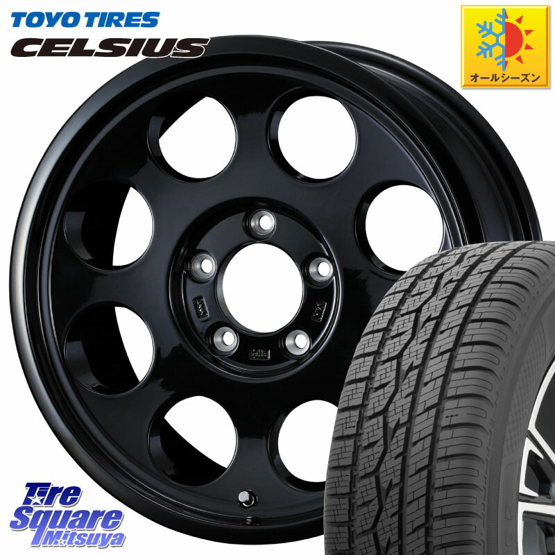 TOYOTIRES トーヨー タイヤ CELSIUS オールシーズンタイヤ 215/65R16WEDS JIMLINE TYPE2 16インチ ジムライン 16X5.5J 22 5穴 139.7 ジムニー専用(要オーバーフェンダー等) AZオフロード カスタムサイズ｜タイヤスクエアミツヤ