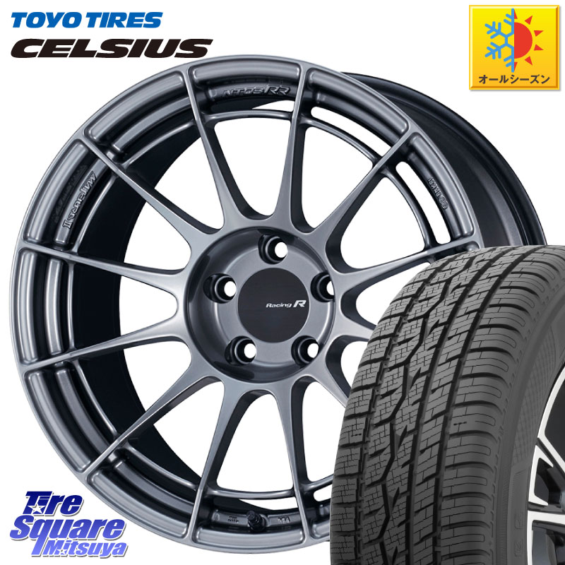 TOYOTIRES トーヨー タイヤ CELSIUS オールシーズンタイヤ 225/60R17ENKEI エンケイ Racing Revolution NT03RR ホイール 17X8.0J 48 5穴 100｜タイヤスクエアミツヤ