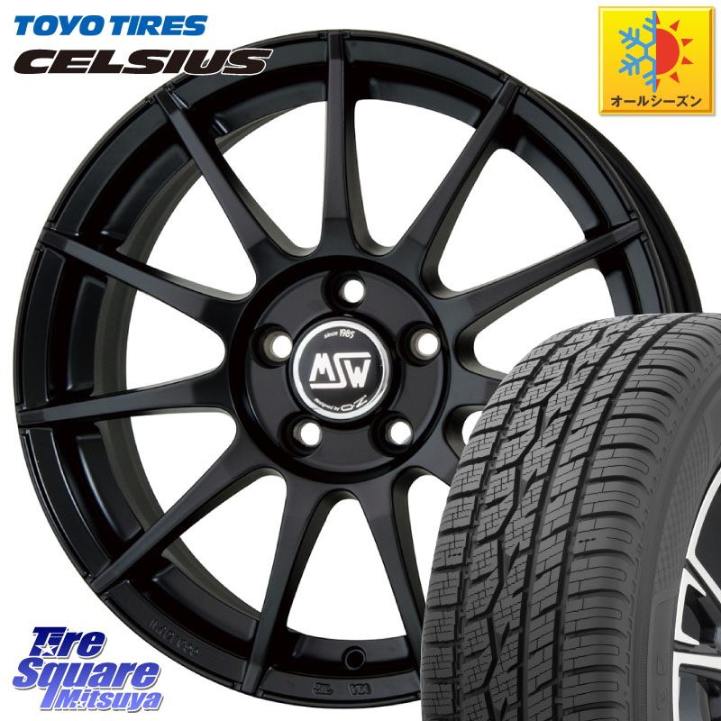 TOYOTIRES トーヨー タイヤ CELSIUS オールシーズンタイヤ 175/65R15MSW by OZ MSW85-2 ホイール 15インチ 15X6.0J(MINI F55 F56 F57) 45 5穴 112 MINI ミニ F55 F56 F57｜タイヤスクエアミツヤ