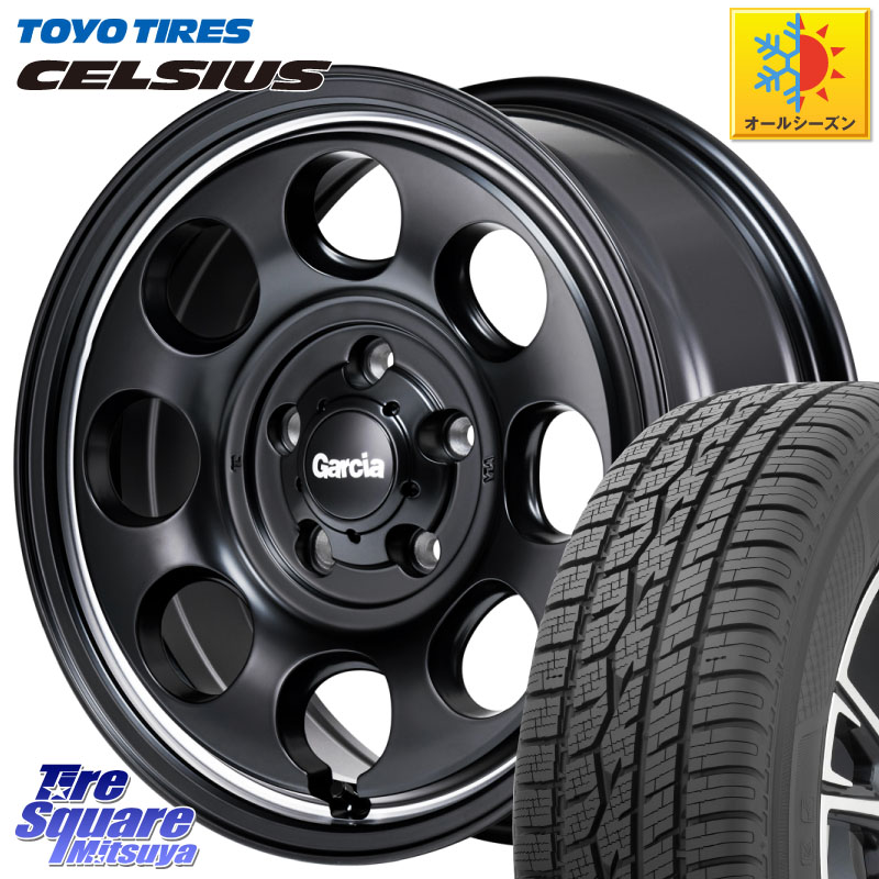 TOYOTIRES トーヨー タイヤ CELSIUS オールシーズンタイヤ 205/60R16 MANARAY MID Garcia Palm8 ガルシア パーム8 ホイール 16インチ 16 X 7.0J +40 5穴 114.3 90系ノア ヴォクシー プリウスアルファ RP6～8ステップワゴン
