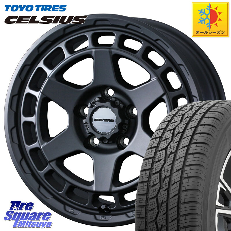 TOYOTIRES トーヨー タイヤ CELSIUS オールシーズンタイヤ 215/60R17 WEDS 【欠品次回04月中旬】 MUDVANCE X TYPE S ホイール 17インチ マッドヴァンス 17 X 7.0J +38 5穴 114.3 10系カローラクロス 20系アルファード