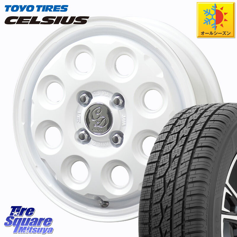 TOYOTIRES トーヨー タイヤ CELSIUS オールシーズンタイヤ 165/70R14 KYOHO 【欠品次回3月末】Cawaii Decor Decor Nature ホイール 14インチ 14 X 4.5J +45 4穴 100 Mx27/37/47Sソリオ・デリカD2 ハスラー MAx6S系ソリオ