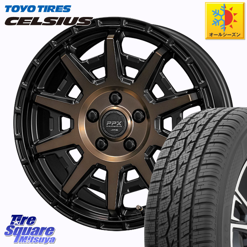 TOYOTIRES トーヨー タイヤ CELSIUS オールシーズンタイヤ 225/60R17 KYOHO PPX D10X ホイール 17インチ 17 X 7.0J +35 5穴 114.3 30系アルファード 30系ヴェルファイア デリカD:5