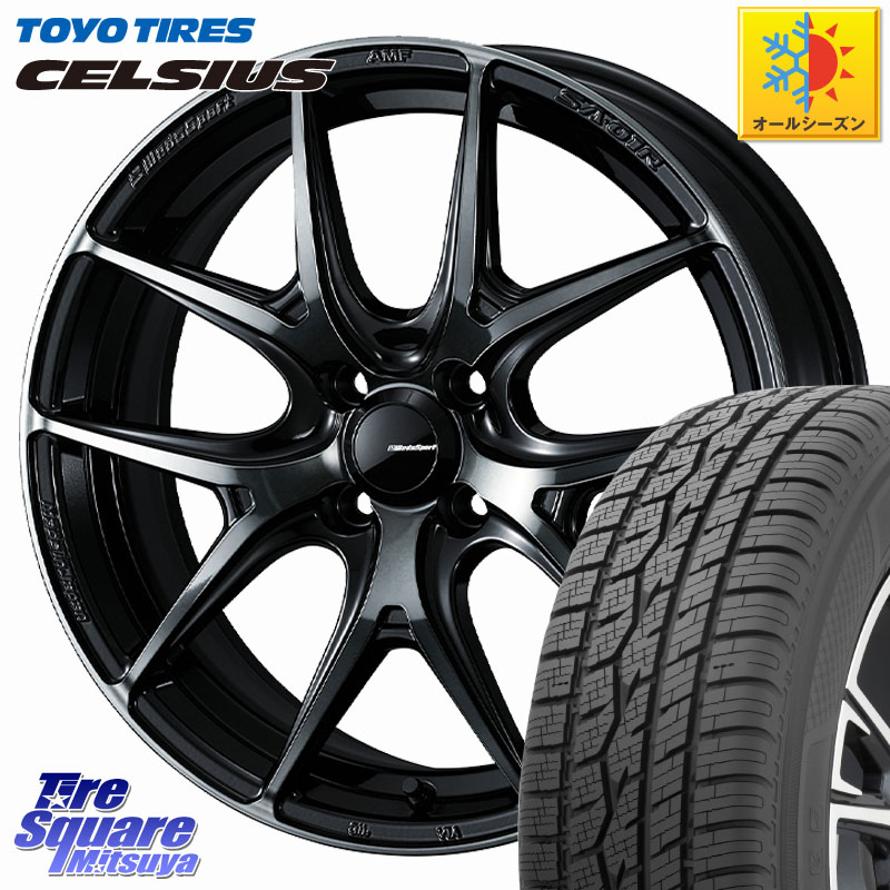 TOYOTIRES トーヨー タイヤ CELSIUS オールシーズンタイヤ 175/65R15WEDS WedsSport SA-01R SA01R ウェッズ スポーツ ホイール 15インチ 15X6.0J 38 4穴 100 130系ヴィッツ キューブ CUBE 日産 アクア|タイヤスクエアミツヤ
