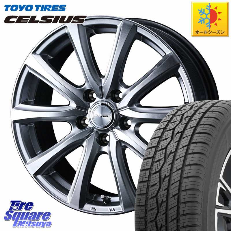 TOYOTIRES トーヨー タイヤ CELSIUS オールシーズンタイヤ 215/65R16 WEDS 【欠品次回05月上旬】 JOKER SMASH ホイール 16インチ ジョーカースマッシュ 16 X 6.0J +40 5穴 100
