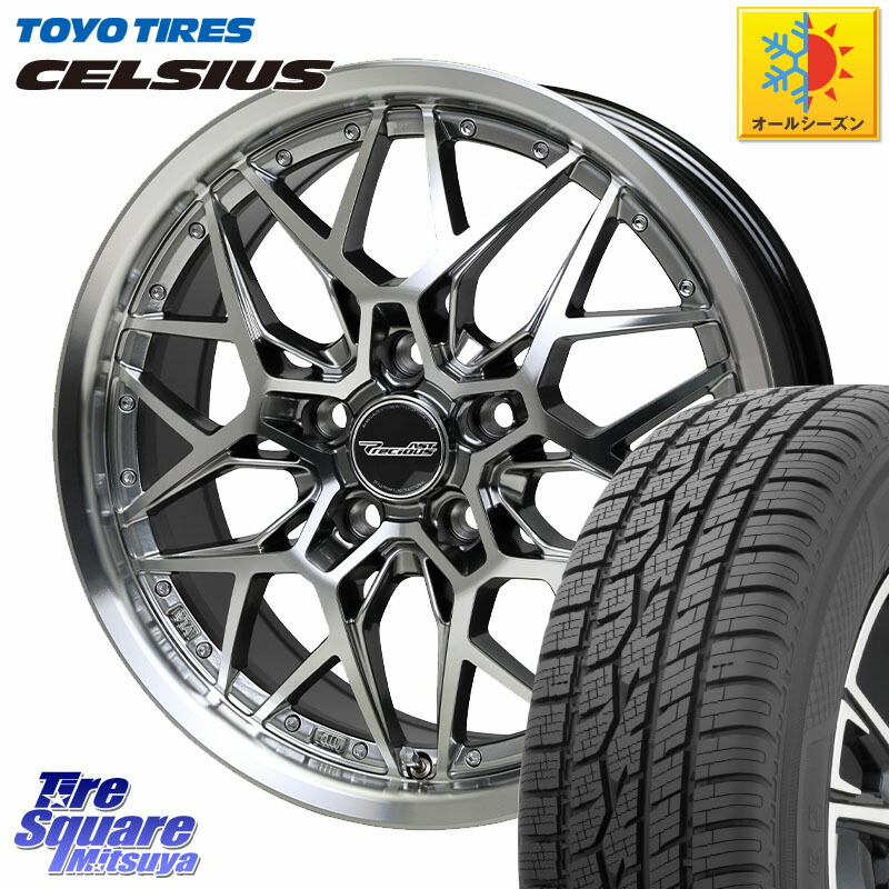 TOYOTIRES トーヨー タイヤ CELSIUS オールシーズンタイヤ 225/55R18 HotStuff プレシャス Precious AST M5 ホイール 18インチ 18 X 7.0J(M14B) +38 5穴 114.3 レクサスLBX