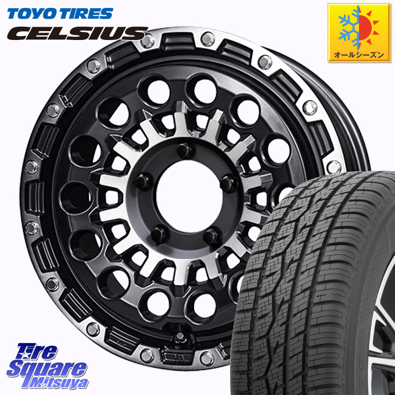TOYOTIRES トーヨー タイヤ CELSIUS オールシーズンタイヤ 215/65R16 KYOHO PPX GX14 ホイール 16インチ 16 X 5.5J +22 5穴 139.7 ジムニー専用(要オーバーフェンダー等)