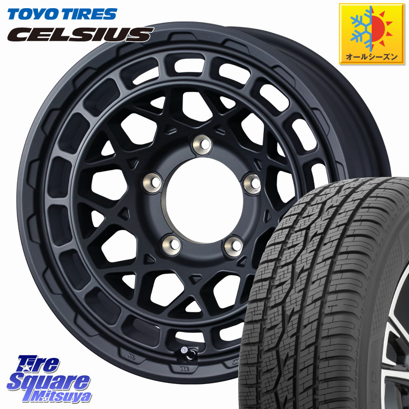 TOYOTIRES トーヨー タイヤ CELSIUS オールシーズンタイヤ 215/65R16 WEDS MUDVANCE X TYPE M ホイール 16インチ マッドヴァンス 16 X 5.5J +22 5穴 139.7 ジムニー専用(要オーバーフェンダー等) 87,857円