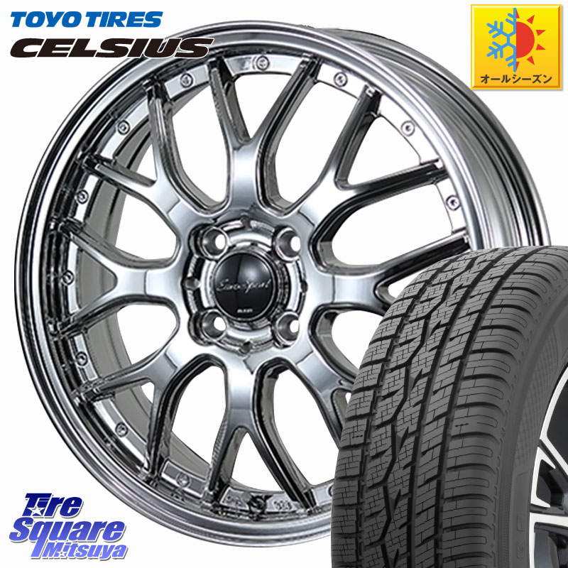 TOYOTIRES トーヨー タイヤ CELSIUS オールシーズンタイヤ 165/60R15 BLEST EuroSport Type815 軽自動車専用 ホイール 15インチ 15 X 5.0J +45 4穴 100 キャスト[アクティバ] ピクシスジョイ[Cグレード] ハイゼット アゲトラCustom車用※軽自動車専用ホイール※