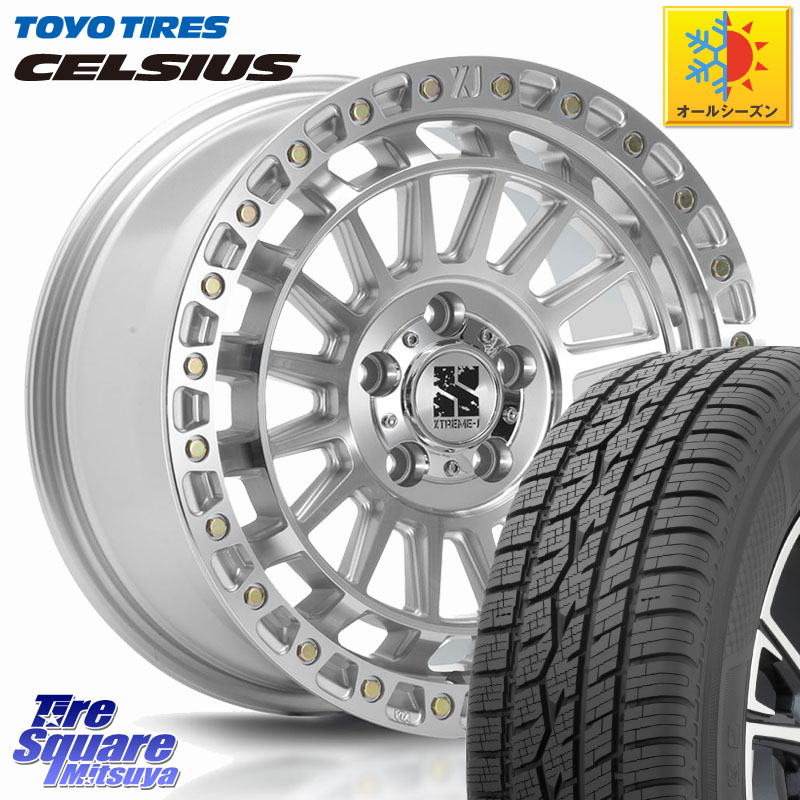 TOYOTIRES トーヨー タイヤ CELSIUS オールシーズンタイヤ 225/55R18 MLJ XJ08 XTREME-J ホイール 18インチ 18 X 8.0J +40 5穴 114.3 デリカD:5
