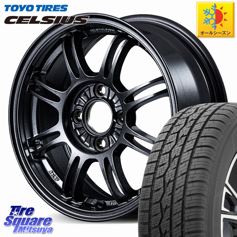 TOYOTIRES トーヨー タイヤ CELSIUS オールシーズンタイヤ 175/65R14 RAYS 【欠品次回5~6月】 A･LAP 軽自動車専用 ホイール 14インチ 14 X 6.0J +40 4穴 100