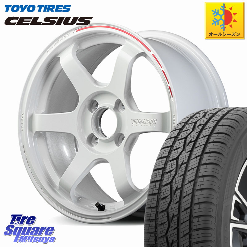 TOYOTIRES トーヨー タイヤ CELSIUS オールシーズンタイヤ 185/60R15RAYS 【欠品次回3~4月】 TE37 SONIC TIME ATTACK EDITION 鍛造 ホイール 15インチ 15X6.0J 43 4穴 100 160系カローラフィールダー ヤリス 130系ヴィッツ ヴィッツ カローラフィールダーハイブリッド|タイヤスクエアミツヤ
