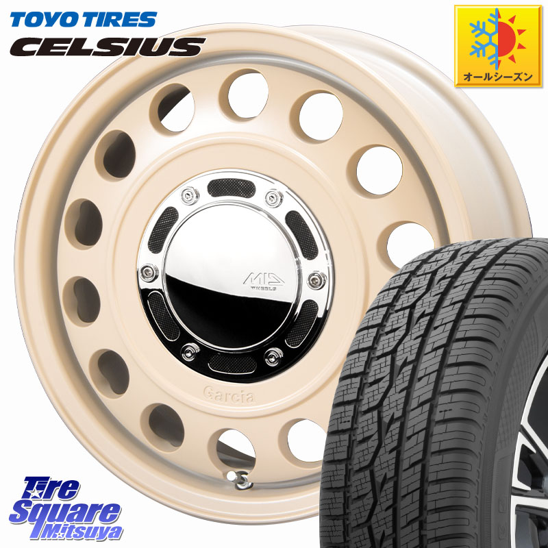 TOYOTIRES トーヨー タイヤ CELSIUS オールシーズンタイヤ 165/65R15MANARAY MID GARCIA CISCO Type2 サンドベージュ 在庫● 15インチ ガルシア シスコ 15X5.5J 40 4穴 100|タイヤスクエアミツヤ