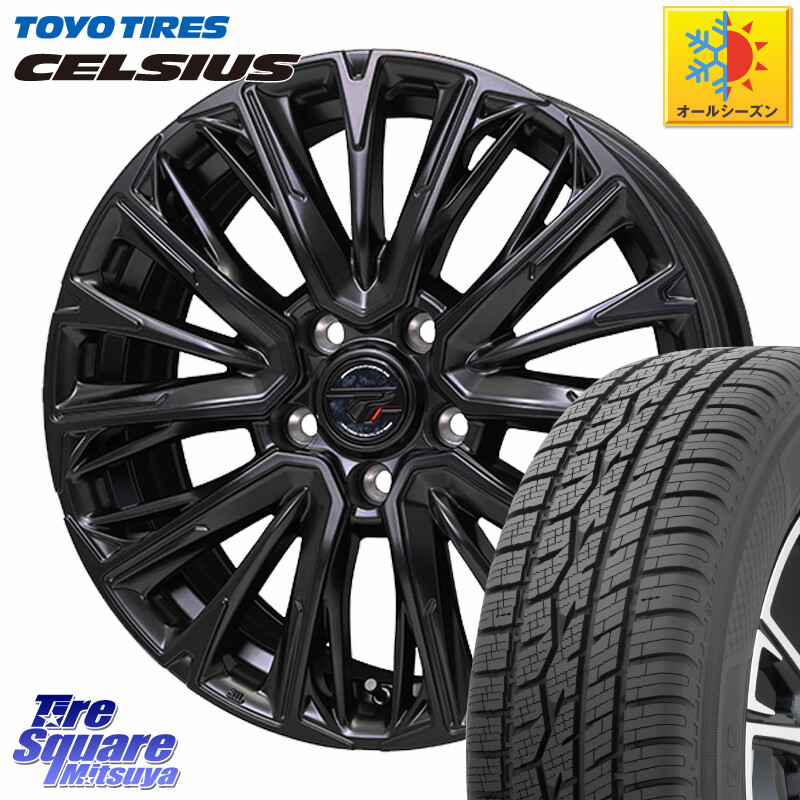 TOYOTIRES トーヨー タイヤ CELSIUS オールシーズンタイヤ 215/60R17HotStuff Precious プレシャス HM4 HM-4 ホイール 17インチ 17X7.0J 48 5穴 114.3 C-HR カローラクロス E52エルグランド ZR-V RV系ヴェゼル RC系オデッセイ後期 CX-30 MX-30 エスティマハイブリッド|タイヤスクエアミツヤ