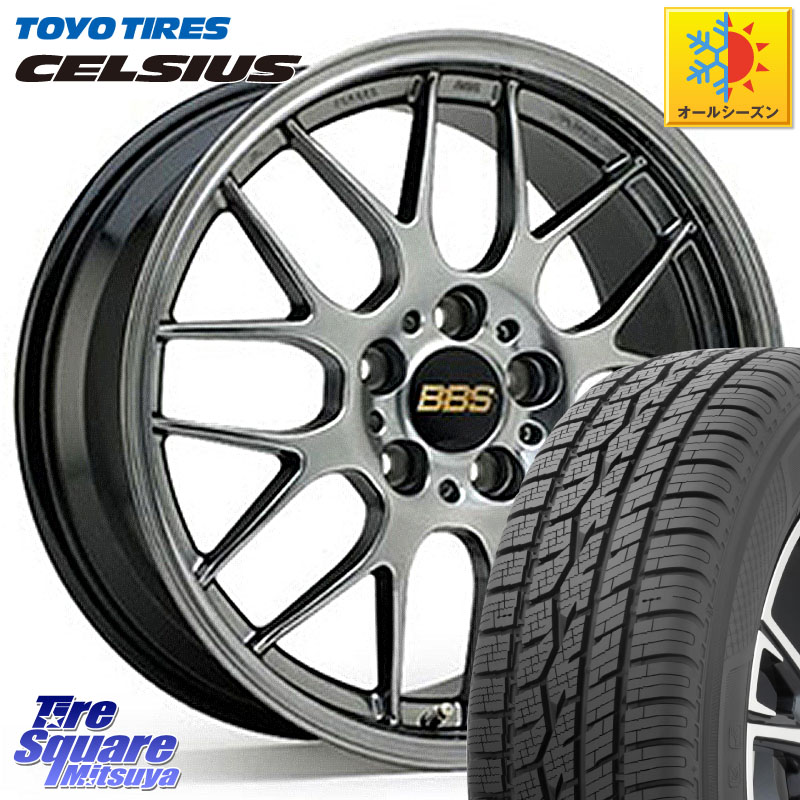 TOYOTIRES トーヨー タイヤ CELSIUS オールシーズンタイヤ 225/65R17 BBS RG-R 鍛造1ピース ホイール 17インチ 17 X 7.5J +48 5穴 114.3 T32エクストレイル CX-5 CX-8 BT5レガシィアウトバック 238,620円