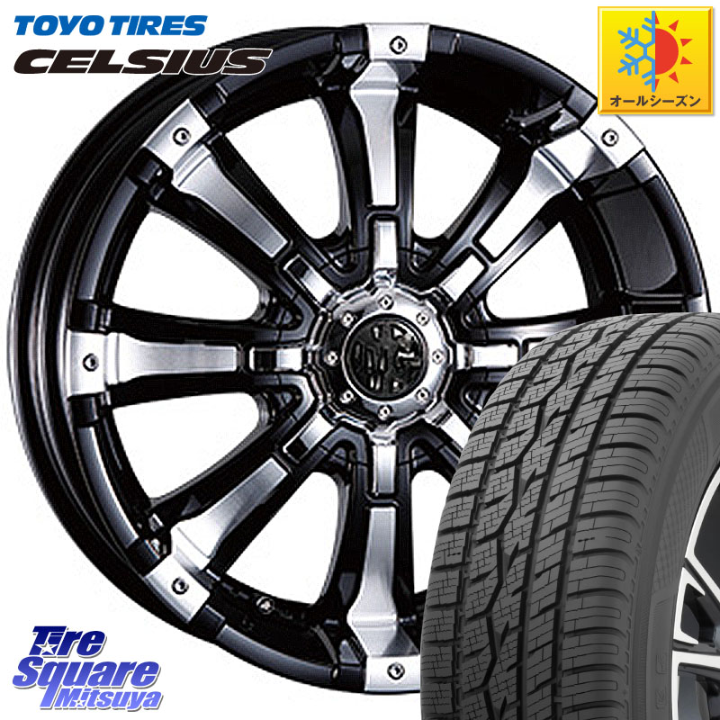 TOYOTIRES トーヨー タイヤ CELSIUS オールシーズンタイヤ 215/60R17 CRIMSON クリムソン BEAST ビースト ホイール 17インチ 17 X 7.0J(US) +35 5穴 114.3