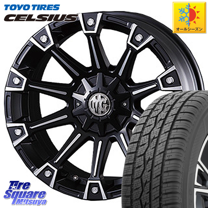 TOYOTIRES トーヨー タイヤ CELSIUS オールシーズンタイヤ 215/60R17 CRIMSON クリムソン MONSTER モンスター ホイール 17インチ 17 X 7.0J(US) +35 5穴 114.3