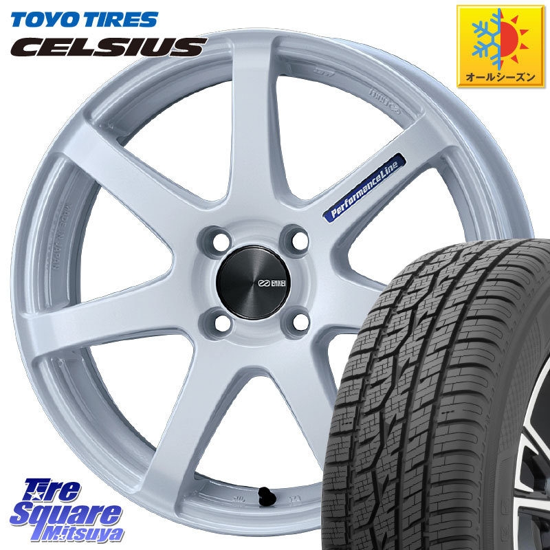 TOYOTIRES トーヨー タイヤ CELSIUS オールシーズンタイヤ 175/65R15 ENKEI エンケイ PerformanceLine PF07 -COLORS- 15 X 5.0J +45 4穴 100