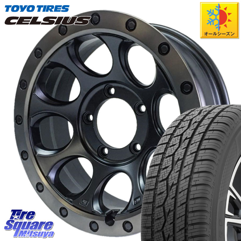 TOYOTIRES トーヨー タイヤ CELSIUS オールシーズンタイヤ 215/65R16MLJ XJ03 エクストリームJ XTREME-J JIMNY インセット-5 16インチ 16X6.0J 0 5穴 139.7 ジムニー専用(要オーバーフェンダー等) ジムニ&minus;シエラ/ノマド(カスタム) AZオフロード カスタムサイズ｜タイヤスクエアミツヤ