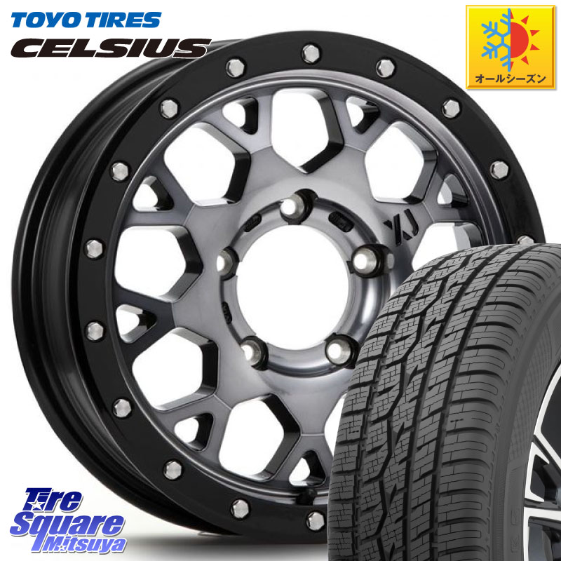 TOYOTIRES トーヨー タイヤ CELSIUS オールシーズンタイヤ 215/65R16 MLJ XJ04 XTREME-J エクストリームJ ホイール 16インチ 16 X 5.5J +22 5穴 139.7 ジムニー専用(要オーバーフェンダー等)