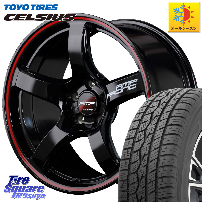 TOYOTIRES トーヨー タイヤ CELSIUS オールシーズンタイヤ 225/60R17 MANARAY MID RMP RACING R50 アルミホイール 17インチ レーシング 17 X 7.0J +48 5穴 100