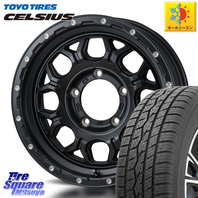 TOYOTIRES トーヨー タイヤ CELSIUS オールシーズンタイヤ 215/65R16 MONZA HI-BLOCK JERRARD ホイール 4本 16インチ 16 X 5.5J +22 5穴 139.7 ジムニー専用(要オーバーフェンダー等) 84,150円