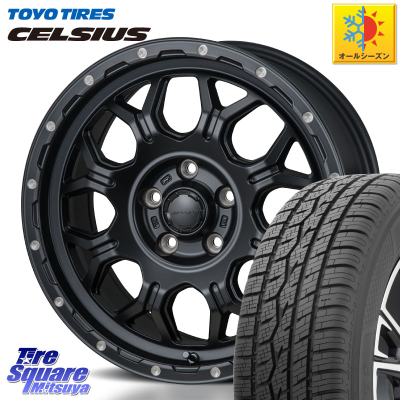 TOYOTIRES トーヨー タイヤ CELSIUS オールシーズンタイヤ 205/60R16 MONZA HI-BLOCK JERRARD モンツァ ハイブロック ジェラード ホイール 4本 16インチ 16 X 7.0J +35 5穴 114.3