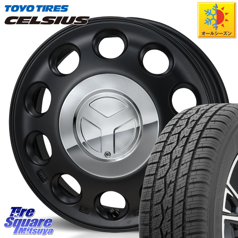 TOYOTIRES トーヨー タイヤ CELSIUS オールシーズンタイヤ 175/70R14 MONZA PIEDINO ピエディーノ 14インチ 14 X 4.5J +45 4穴 100 Mx27/37/47Sソリオ・デリカD2 56,865円