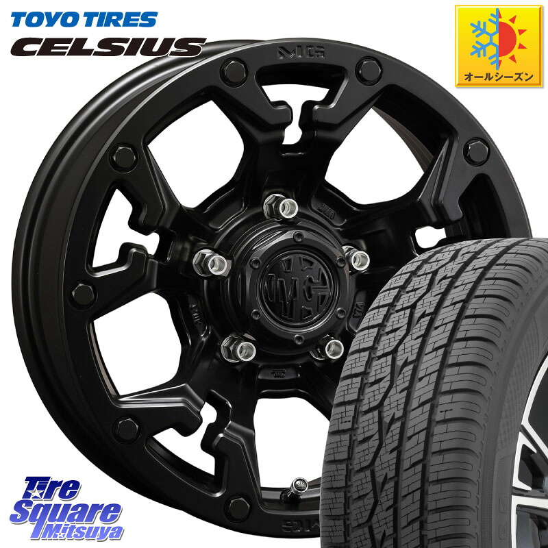 TOYOTIRES トーヨー タイヤ CELSIUS オールシーズンタイヤ 215/65R16 CRIMSON クリムソン GOLEM ゴーレム 16インチ 16 X 5.5J +20 5穴 139.7 ジムニー専用(要オーバーフェンダー等)