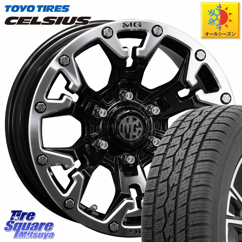 TOYOTIRES トーヨー タイヤ CELSIUS オールシーズンタイヤ 215/60R17 CRIMSON クリムソン GOLEM ゴーレム 17インチ 17 X 7.0J +32 5穴 114.3 20系アルファード