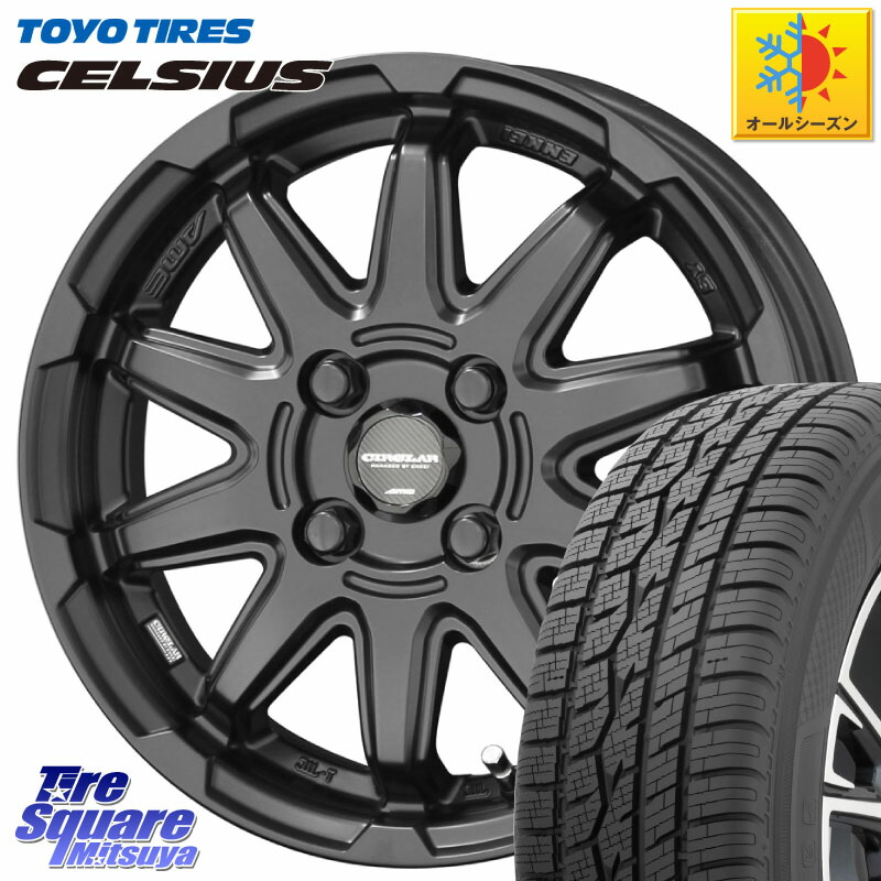 TOYOTIRES トーヨー タイヤ CELSIUS オールシーズンタイヤ 165/65R15 KYOHO キョウホウ CIRCLAR サーキュラー C10S 15インチ 15 X 4.5J +45 4穴 100 ダイハツTAFT Mx27/37/47Sソリオ・デリカD2 MAx6S系ソリオ