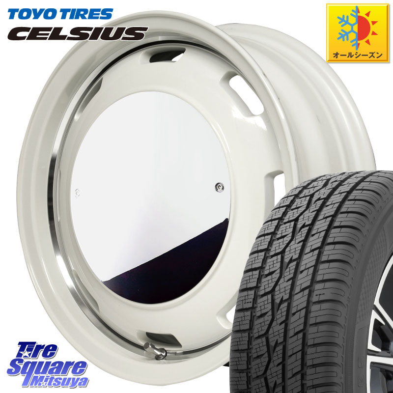 TOYOTIRES トーヨー タイヤ CELSIUS オールシーズンタイヤ 165/60R15 MANARAY MID Garcia CISCO MOON 15インチ 15 X 4.5J +45 4穴 100 デリカミニ4WD キャスト[アクティバ] ハスラー ピクシスジョイ[Cグレード] ハイゼット アゲトラCustom車用※軽自動車専用ホイール※