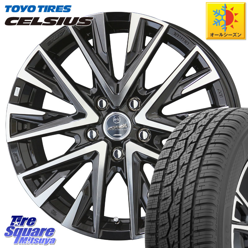 TOYOTIRES トーヨー タイヤ CELSIUS XL オールシーズンタイヤ 185/65R15 KYOHO スマック レジーナ SMACK LEGINA ホイール 15 X 6.0J +40 5穴 100 10系シエンタ