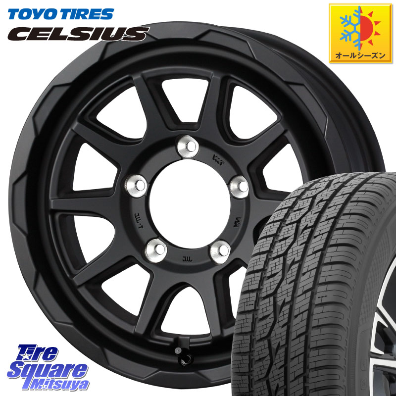 TOYOTIRES トーヨー タイヤ CELSIUS オールシーズンタイヤ 215/65R16 WEDS 【欠品次回04月下旬】 マッドヴァンス 06 MUD VANCE 06 ウエッズ 16インチ 16 X 5.5J +22 5穴 139.7 ジムニー専用(要オーバーフェンダー等)