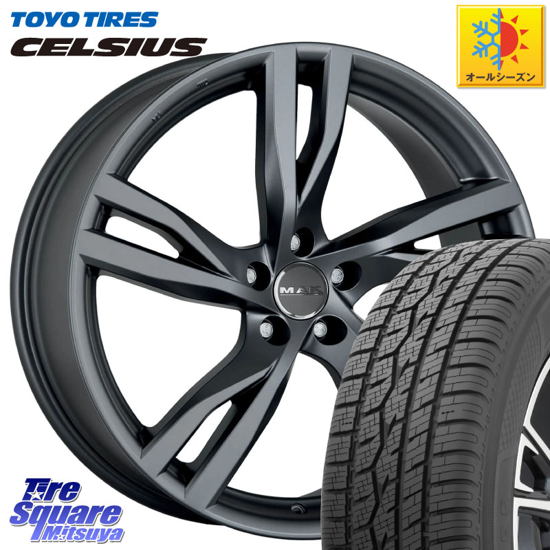 TOYOTIRES トーヨー タイヤ CELSIUS オールシーズンタイヤ 205/60R16 阿部商会 MAK STOCKHOLM ホイール 16インチ 16 X 7.0J(VOL V40 MB4) +50 5穴 108 VOLVO ボルボ V40 クロスカントリー