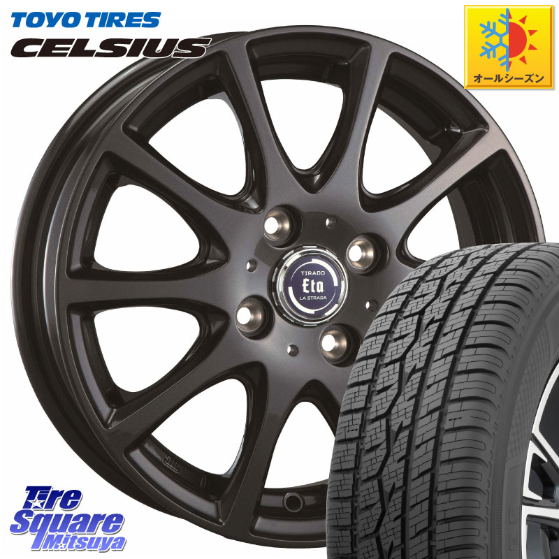 TOYOTIRES トーヨー タイヤ CELSIUS オールシーズンタイヤ 215/65R16 阿部商会 ティラード イータ 16 X 6.0J +42 4穴 100