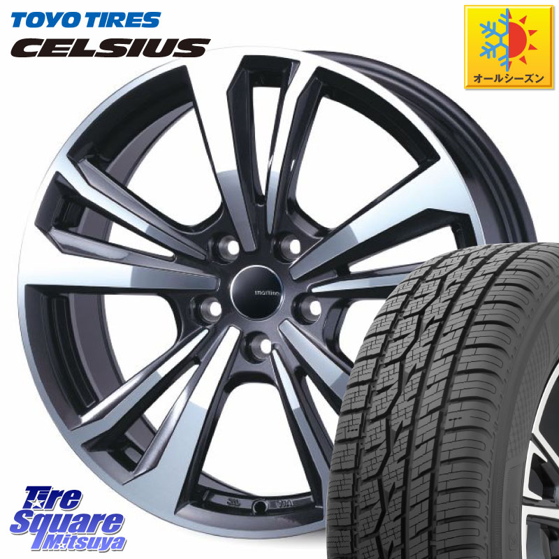 TOYOTIRES トーヨー タイヤ CELSIUS オールシーズンタイヤ 225/60R17TARGA smartline365 スマートライン 17X7.5J(AUDI A6 D2D) 38 5穴 112 アウディ A6 F2系|タイヤスクエアミツヤ