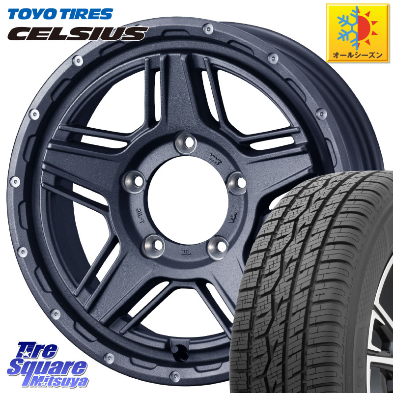 TOYOTIRES トーヨー タイヤ CELSIUS オールシーズンタイヤ 215/65R16 WEDS 40545 マッドヴァンス MUD VANCE 07 16インチ 16 X 5.5J +22 5穴 139.7 ジムニー専用(要オーバーフェンダー等)