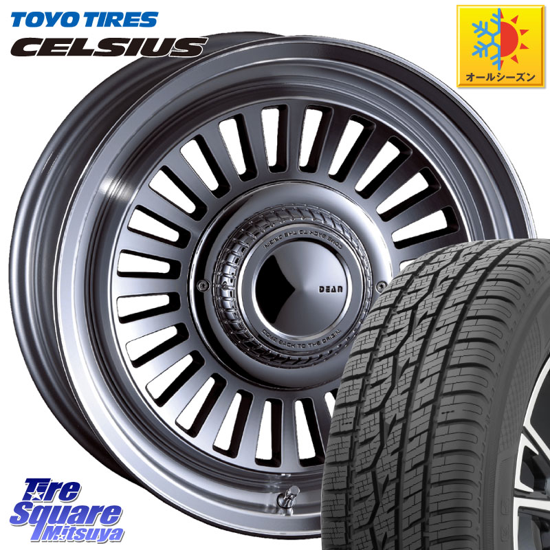 TOYOTIRES トーヨー タイヤ CELSIUS オールシーズンタイヤ 215/65R16 CRIMSON DEAN California カリフォルニア 16 X 7.0J +25 6穴 139.7