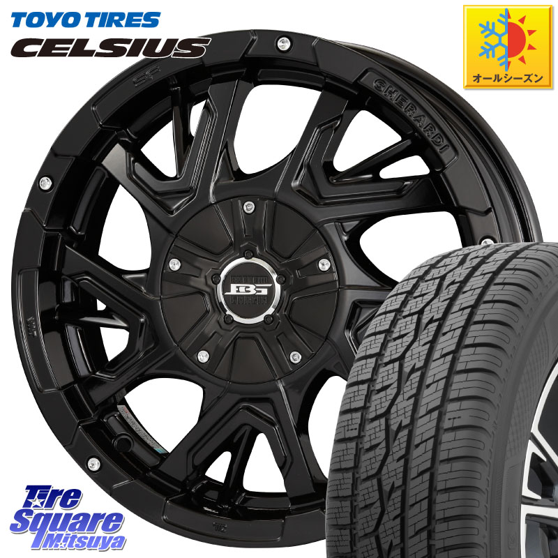 TOYOTIRES トーヨー タイヤ CELSIUS オールシーズンタイヤ 165/60R15KOSEI ボトムガルシア ゲラルディ ホイール 15X4.5J 45 4穴 100 デリカミニ4WD キャスト[アクティバ] ハスラー ピクシスジョイ[Cグレード] ハイゼットアゲトラCustom車用※軽自動車専用ホイール※ ソ｜タイヤスクエアミツヤ
