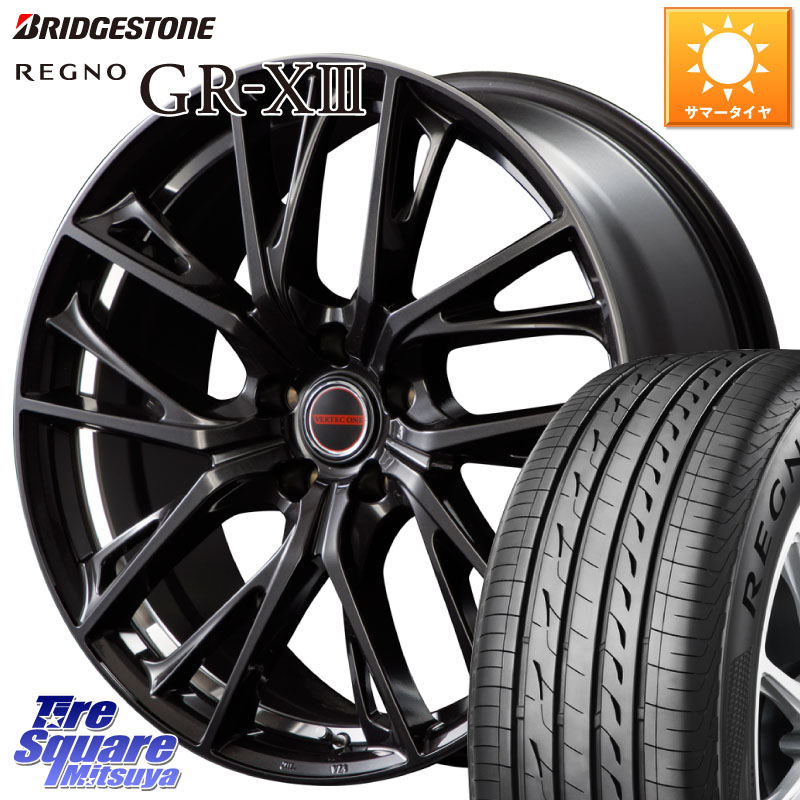 ブリヂストン REGNO GR-X3 GRX3 GR-XIII レグノ サマータイヤ 225/50R18MANARAY MID VERTEC ONE GLAIVE 18インチ 18X7.0J 48 5穴 114.3 C-HR RV系ヴェゼル RC系オデッセイ後期 MAZDA6 BN/BL系レガシィ エスティマハイブリッド エスティマ RVR UX レクサス MPV｜タイヤスクエアミツヤ