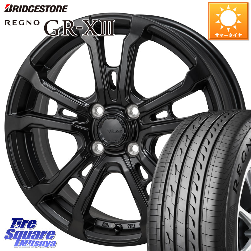 MONZA HI-BLOCK VILAS 16インチ 16 X 6.0J +42 4穴 100 ブリヂストン REGNO GR-X3 GRX3 GR-XIII レグノ サマータイヤ 195/50R16 アクア 160系カローラフィールダー ヤリス ロードスター 130系ヴィッツ モビリオ モビリオスパイク